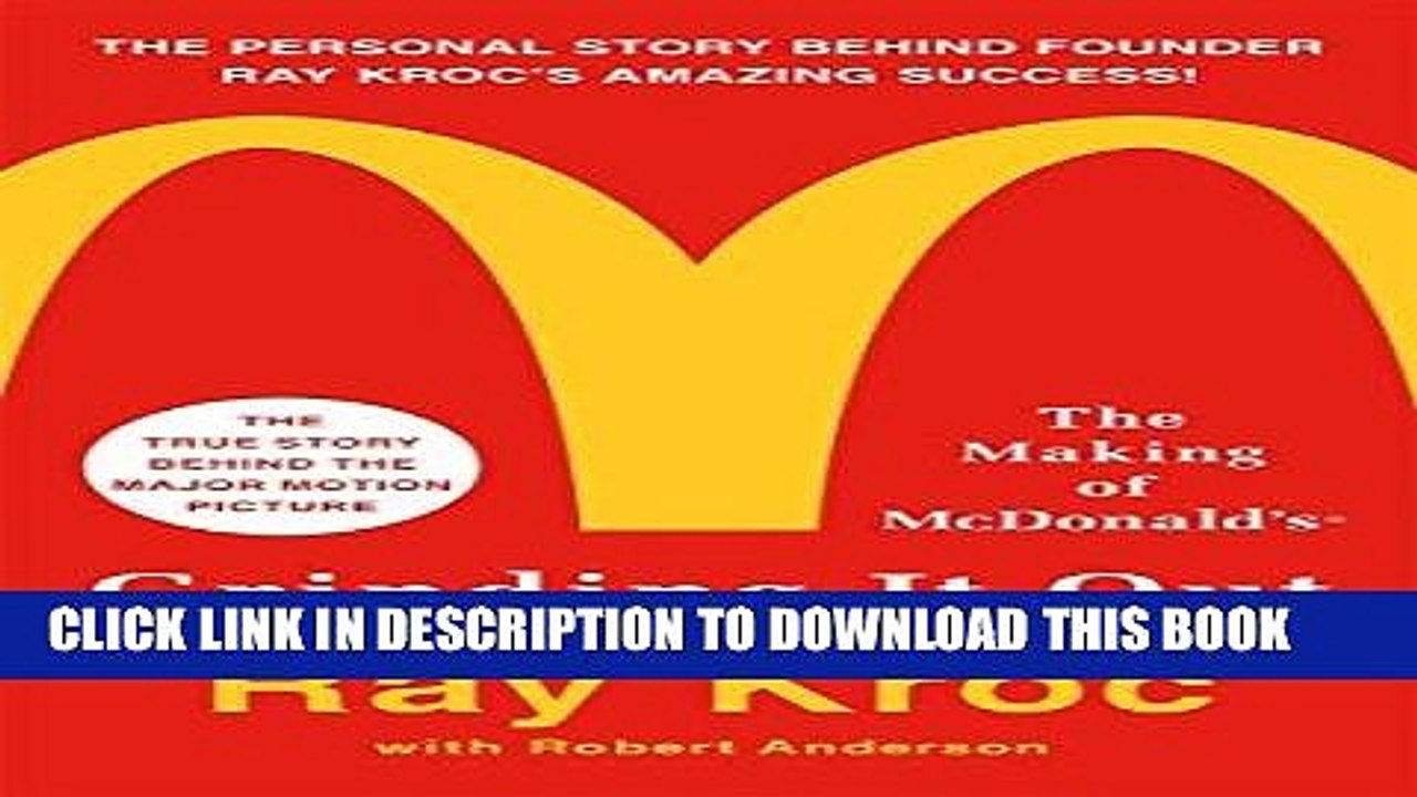 [PDF] FREE Grinding It Out: The Making of McDonald s [Download] Full Ebook