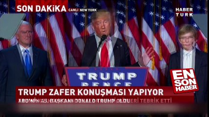 Donald Trump: Tüm Amerikalıların başkanı olacağım