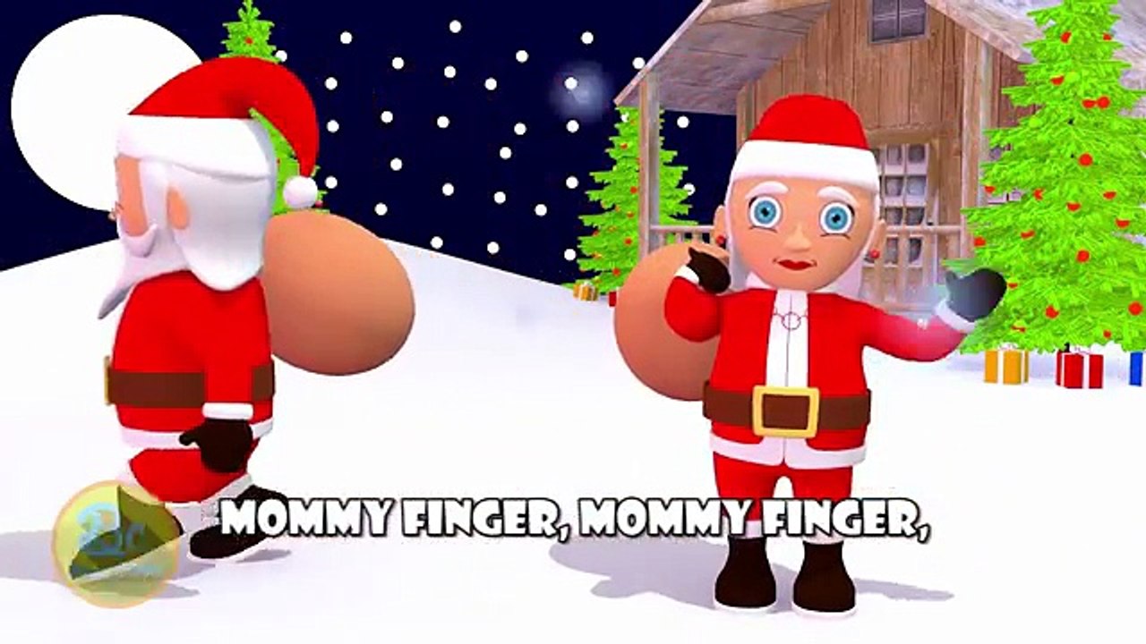 Santa Claus 3D Finger Family | Merry Christmas | Nursery Rhymes | Animation From Binggo Channel