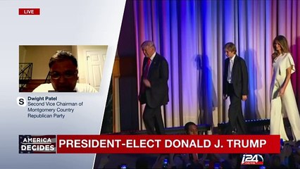 President-elect Trump with Dwight Patel, second Vice Chairman of Montgomery Country Republican Country