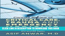 [PDF] Mobi Concise Review of Critical Care, Trauma and Emergency Medicine: A Quick Reference Guide
