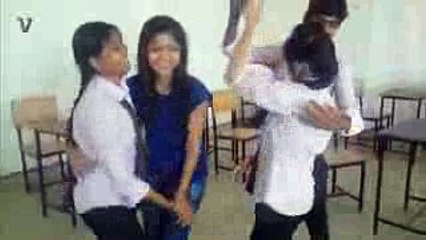 Video From My Phone Indian School Girl Classroom Masti !!