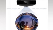 Camera Video pentru Spionaj 360 de Grade WiFi Ip,Unghi Lentila 180°, Filmare pe Timp de Noapte si 128Gb