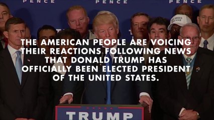 Reactions following Trump’s big victory to the White House