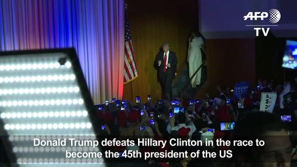 Donald Trump wins White House in stunning upset