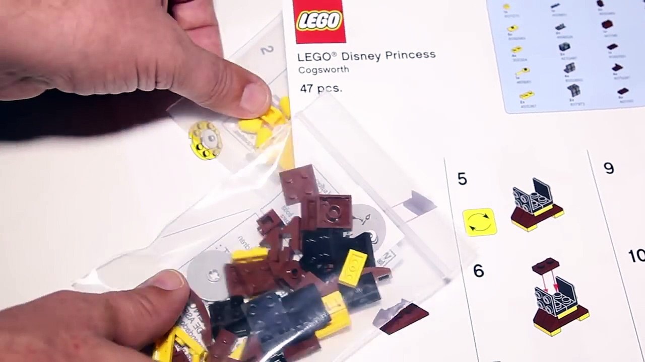 Lego Disney Princess Lumiere and Cogsworth Toys R Us Event Speed Build