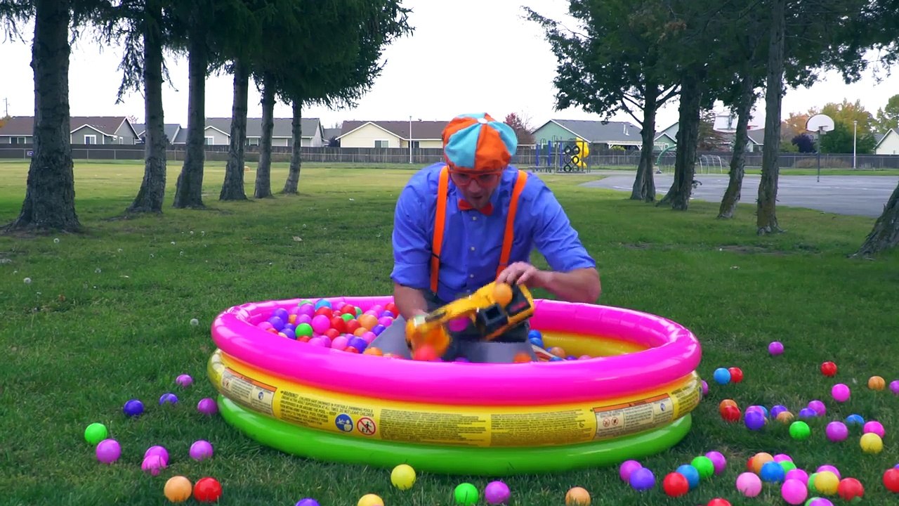 Ball Pit with Blippi - Colorful Surprise Educational Videos for Kids-EjLv0Fbfn_M