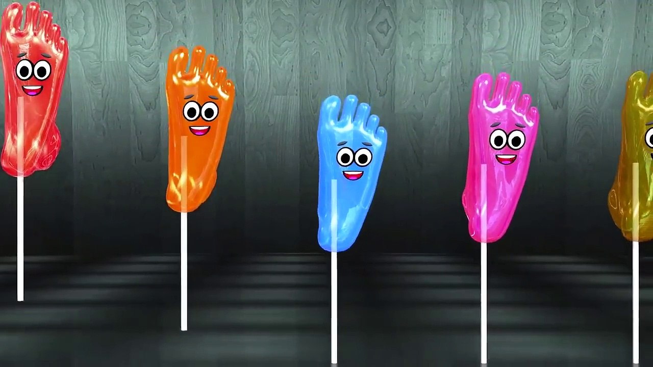 Finger Family Foot Lollipop Candy Family | Finger Family Songs | Funny Finger Family