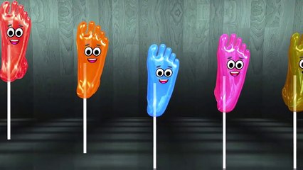 Finger Family Foot Lollipop Candy Family | Finger Family Songs | Funny Finger Family