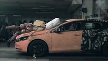 Volvo pedestrian airbag test