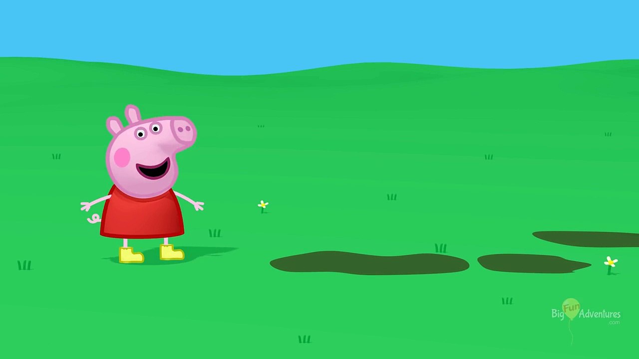 NEW! PEPPA Pig- yellow boots and strange Muddy Puddles. Parody