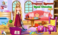 Disney Tangled Games For Girls: Pregnant Rapunzel Room Cleaning in HD new