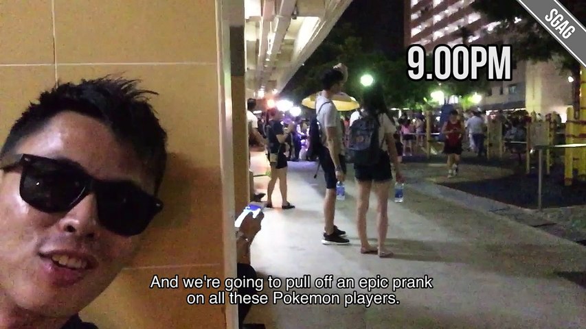 Pokemon Go Prank in Singapore