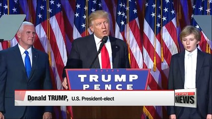 Trump elected U.S. president