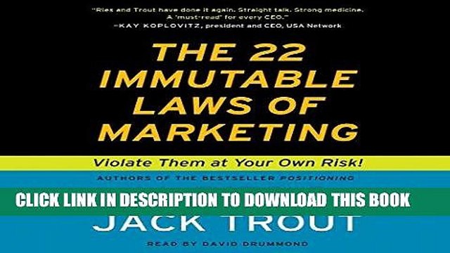 [PDF] FREE The 22 Immutable Laws of Marketing [Read] Full Ebook