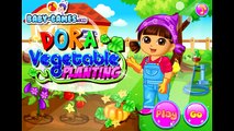 Baby Games to Play - Dora the Explorer: Dora Vegetable Planting ,Cartoon Game 赤ちゃんゲーム, 아기 게임, Даша