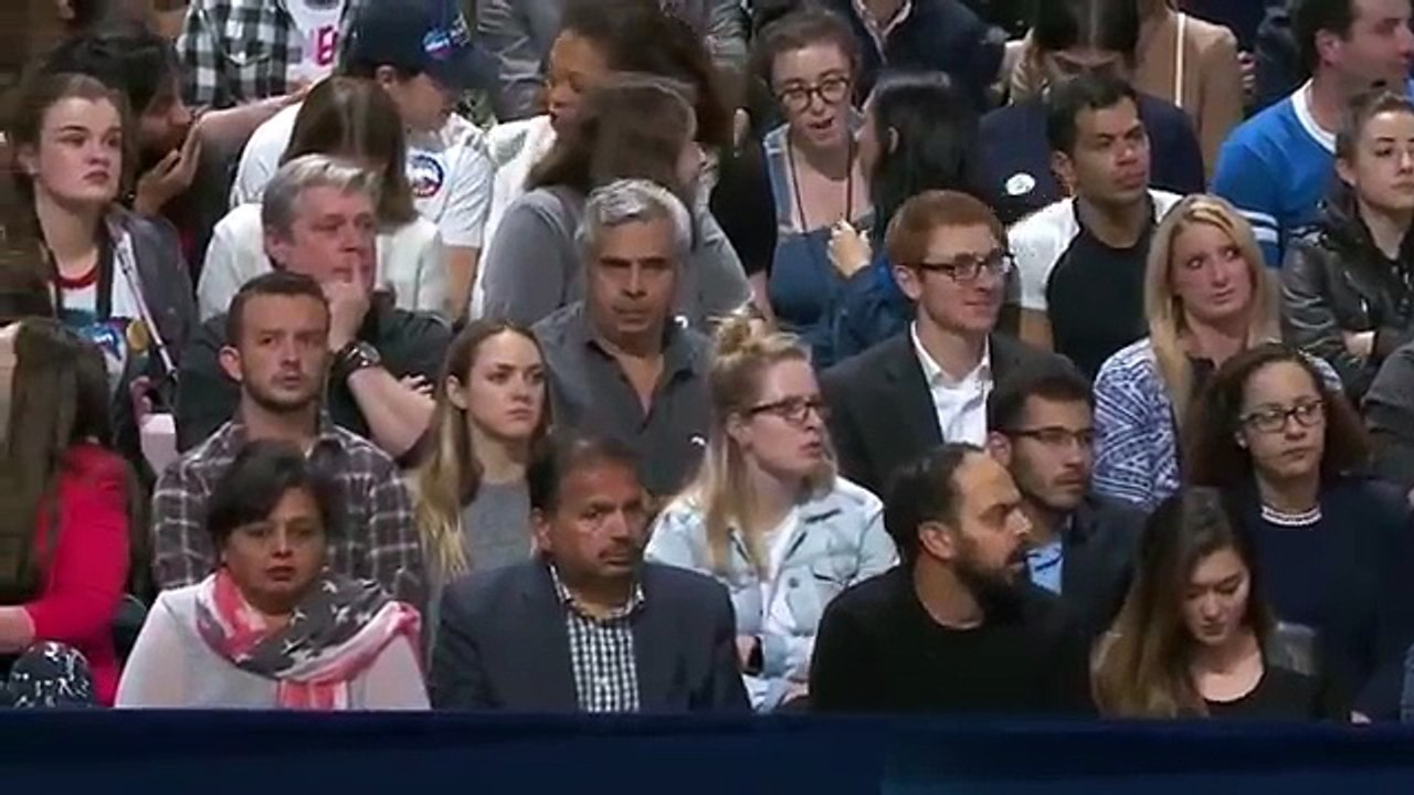 Hillary's supporters reaction