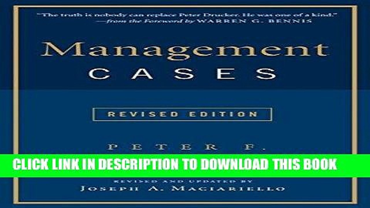 [PDF] Management Cases, Revised Edition Full Collection