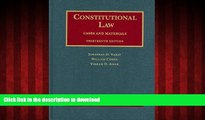Buy books  Constitutional Law, Cases and Materials (University Casebooks) (University Casebook