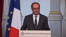 François Hollande s'exprime à propos de l'élection de Donald Trump