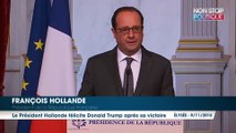 Élection américaine : François Hollande en service minimum pour féliciter Donald Trump