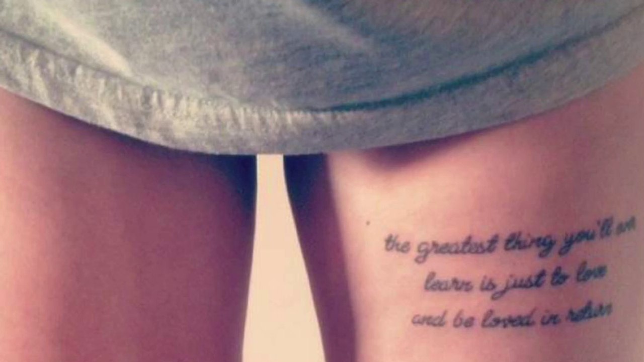 Modèles tatouage femme cuisse
