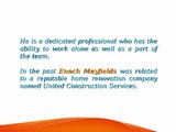 Enoch Mayfields has Good Knowledge of Collecting and Analyzing Data for Construction Projects
