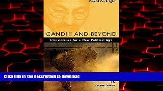 Buy books  Gandhi and Beyond: Nonviolence for a New Political Age online