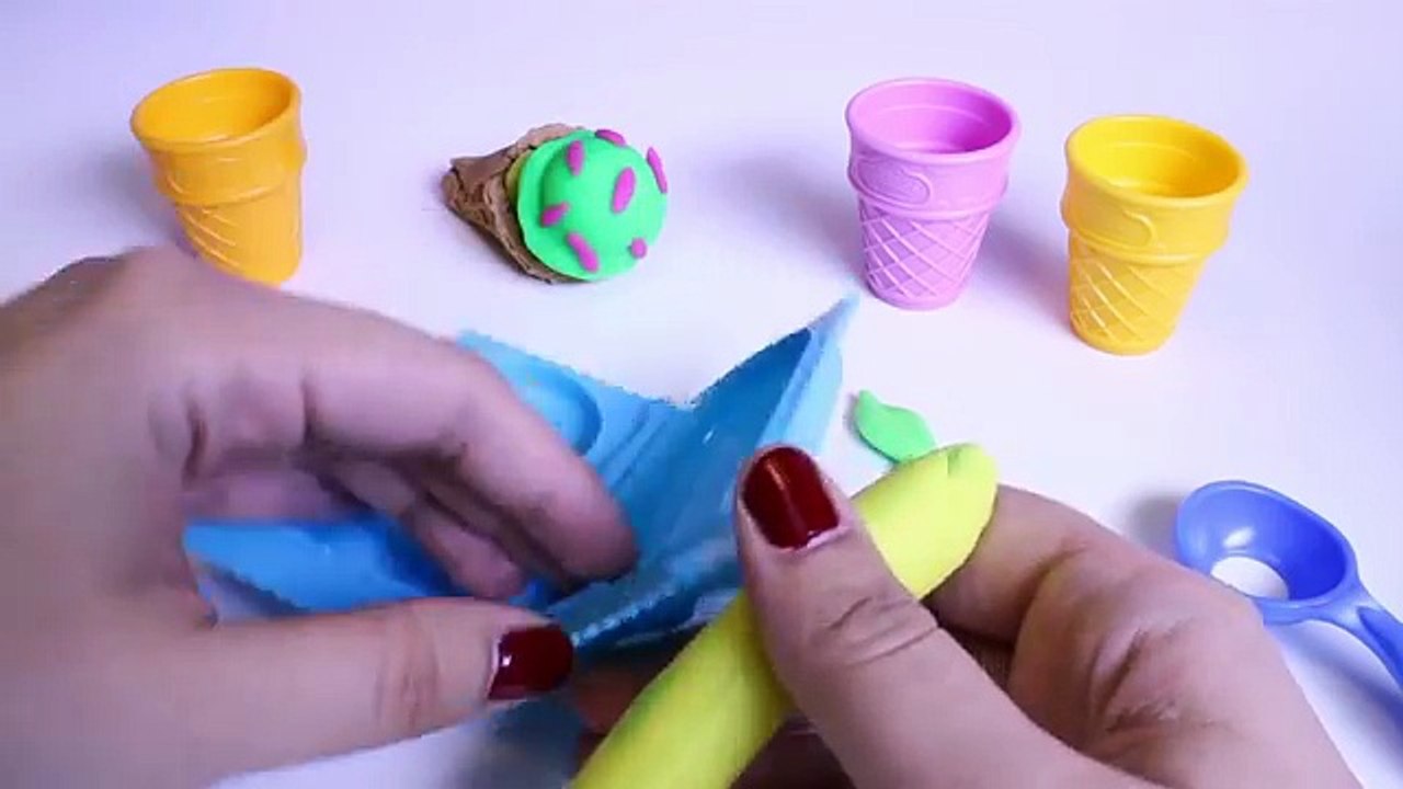 Play Doh Scoops n Treats DIY Ice Cream Cones Popsicles Sundaes Waffles Desserts Play Doh Ice Creams