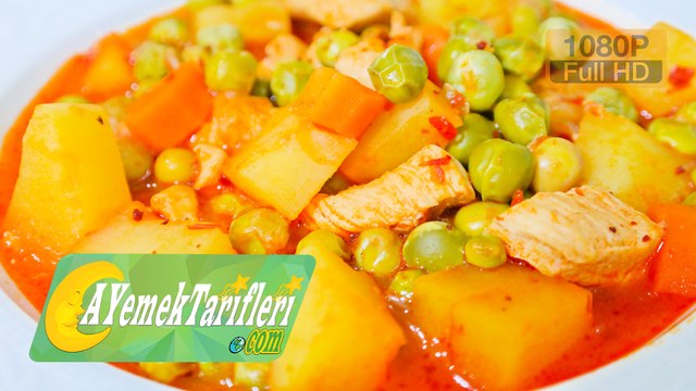 Tavuklu Bezelye Nasıl Yapılır? | Tavuklu Bezelye Tarifi