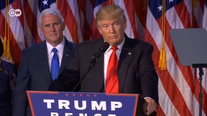 Yeni başkan zafer konuşmasında değişim mesajı verdi