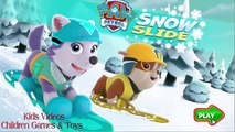 Paw Patrol Snow Slide Game - Paw Patrol Full Episodes - Nick JR English Cartoon New HD