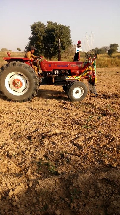Fiat 640 Plouging In The Field