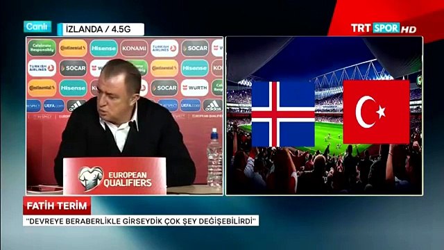 Fatih Terim oyunculara mikrofon tutun demişti...