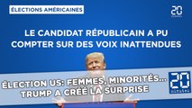 Présidentielle américaine: Femmes, minorités... Trump crée la surprise