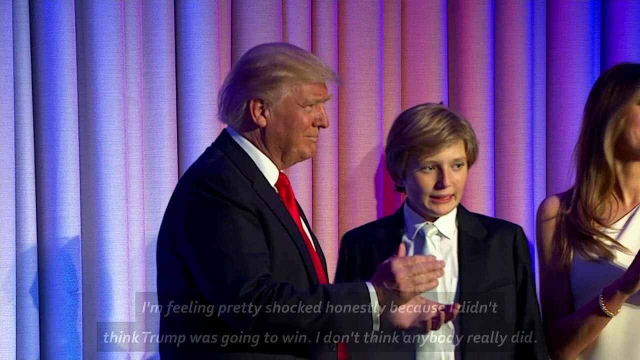 Cheers and tears: Trump triumph brings mixed reaction