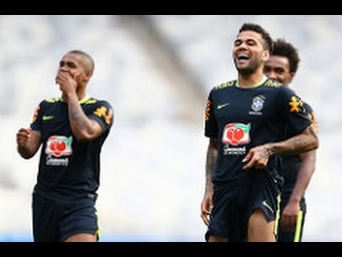 Primeiro treino com grupo completo da Seleção Brasileira em Belo Horizonte