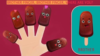 Chocolate Ice Cream Finger Family / Nursery Rhymes