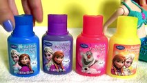 Princess Makeover Ariel the Little Mermaid Elsa Disney Frozen Olaf Bathtime Finger Bath Paint NEW