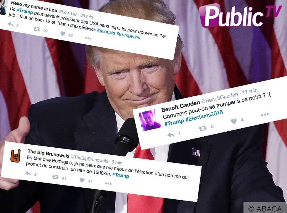 Vos coms à la Une : Donald Trump, nouveau président des Etats-Unis !