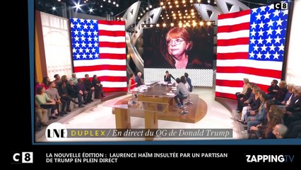 Donald Trump président : Laurence Haïm insultée en direct pendant la Nouvelle Édition (Vidéo)