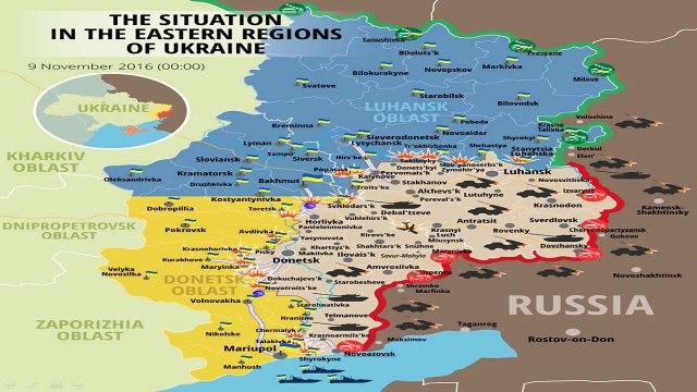 Сводка: российские войска 4 часа подряд обстреливали Станицу Луганскую, враг массово применяет минометы и артиллерию