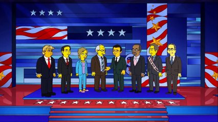 Les apparitions de Donald Trump dans Les Simpson - compilation (VO)