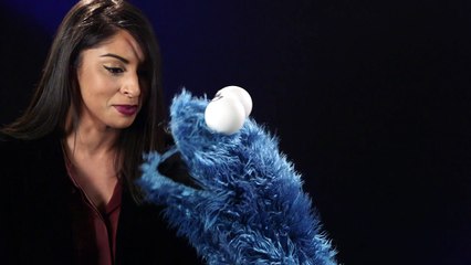 Cookie Monster sings and dances to Can't Stop The Feeling