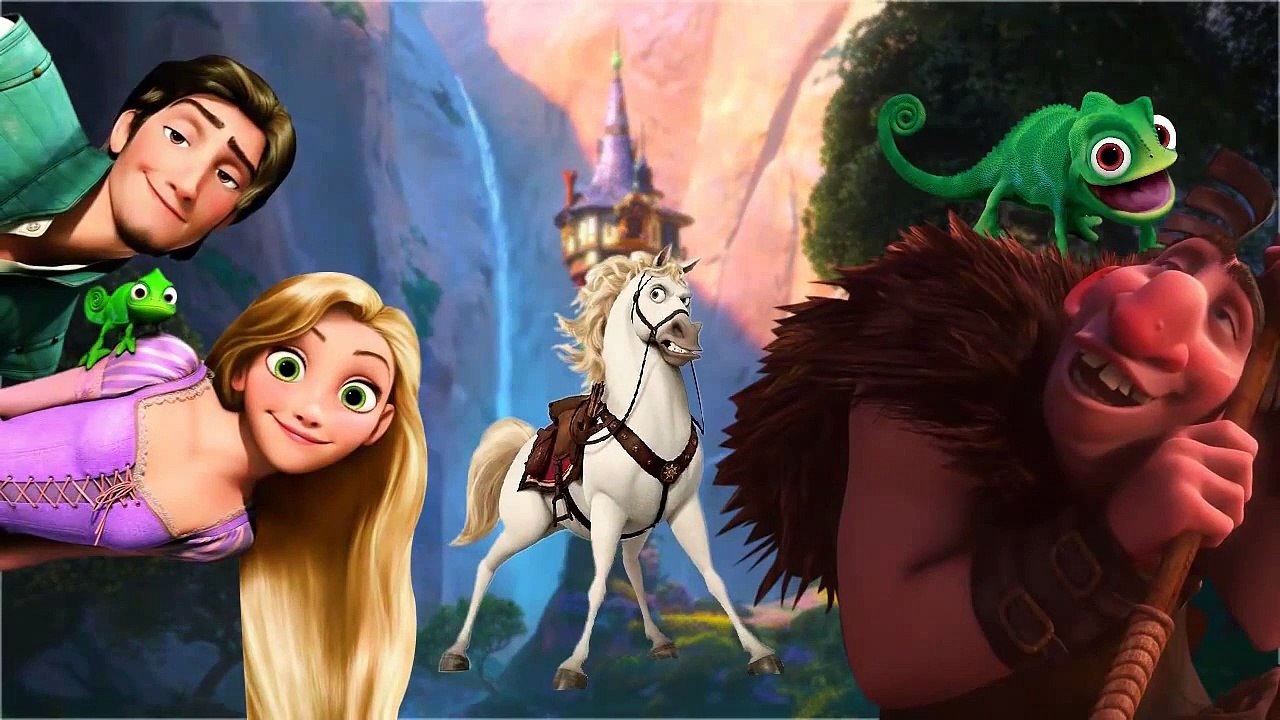 Tangled vol 4 Daddy Finger ✦ Finger Family ✦ Funny Animation Nursery Rhymes & Songs for Children