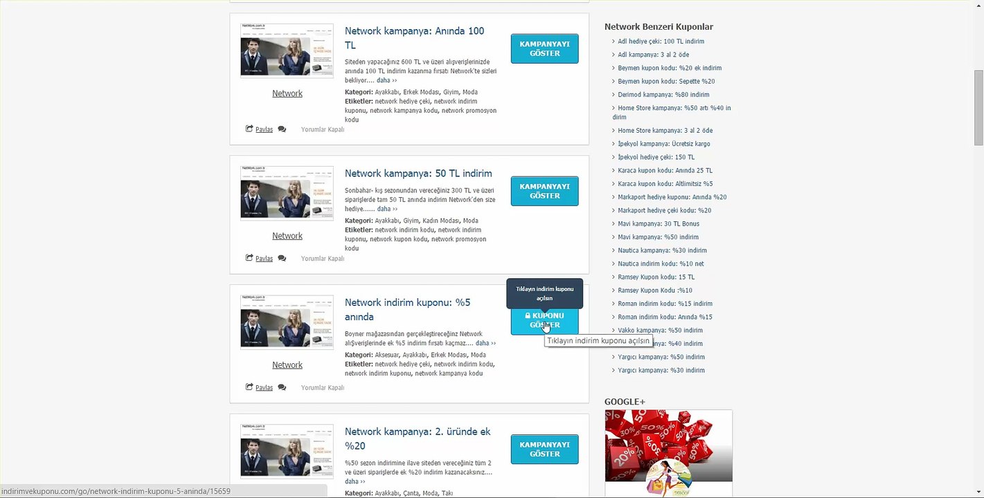 network indirim kuponu