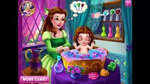 Baby games Belle Baby Wash, Super Baby Princess Caring Dog and Cat, Tinkerbell Caring