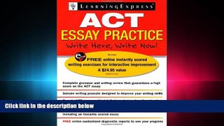 READ book  ACT Essay Practice  FREE BOOOK ONLINE