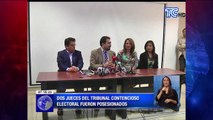 Dos jueces del tribunal contencioso electoral fueron posesionados