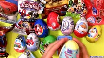 25 SURPRISE Easter Eggs DC HotWheels Cars Batman Superman Minecraft Peppa Toys Disney Collector